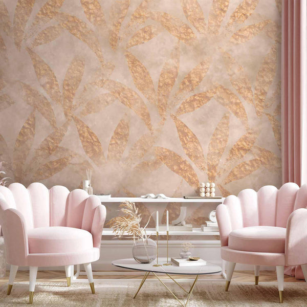 Carta da parati - Leaves and Gold