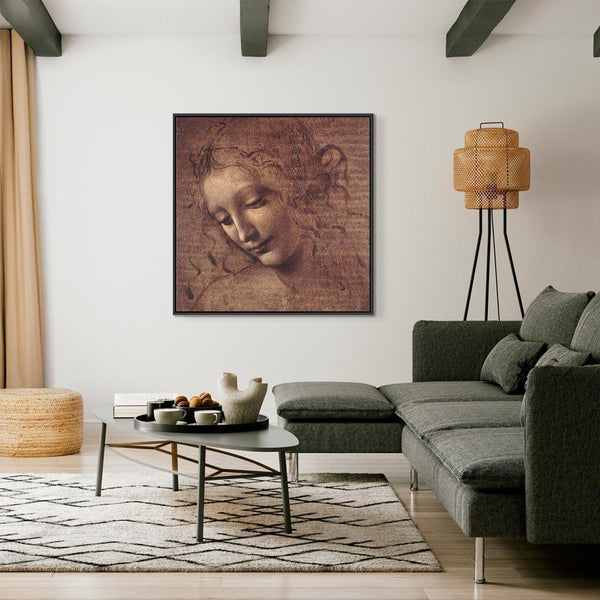 Quadro - Leonardo da Vinci – Head of a Young Woman (Leda)