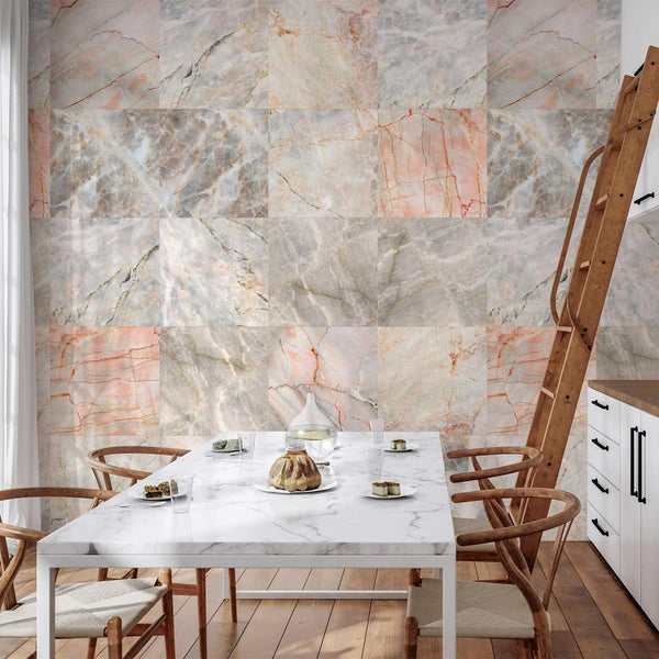 Carta da parati - Puzzle di marmo