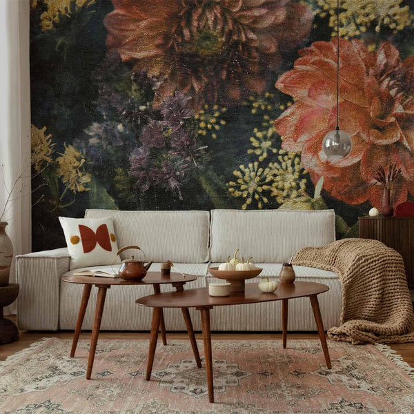 Carta da parati - Retro Flowers - First Variant