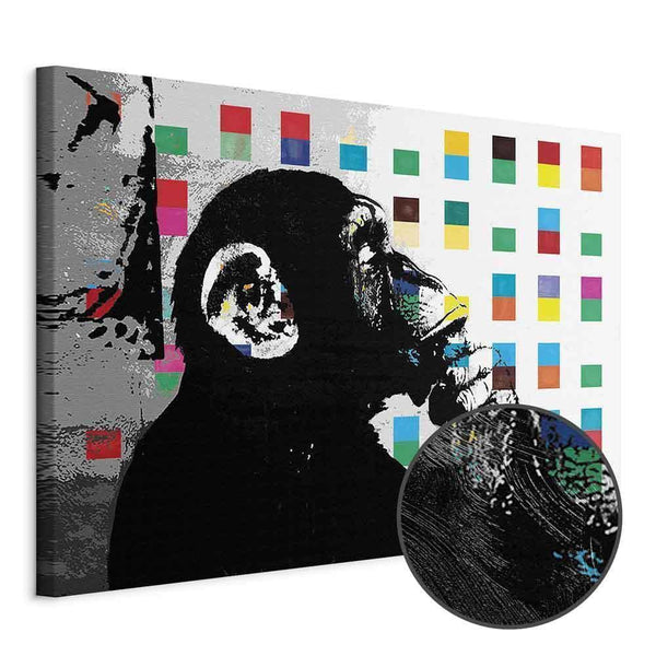 Quadro - Banksy The Thinker Monkey