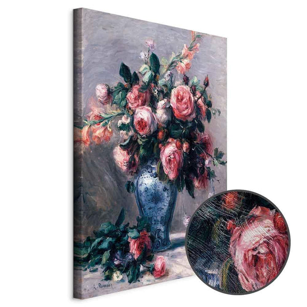 Quadro - Pierre-Auguste Renoir – Vase of Roses