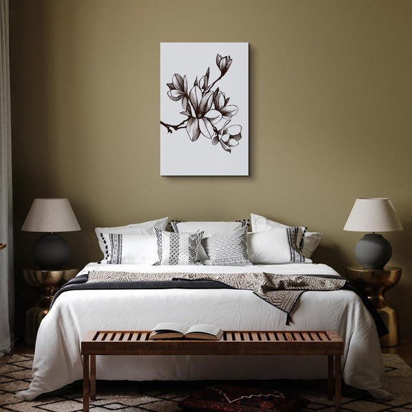 Quadro - Renaissance Magnolias (1 Part) Vertical