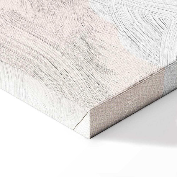Quadro - Jumping Numbers - Numbers in a Subdued Beige-Brown Hue Among Snowflakes Stars and Clouds