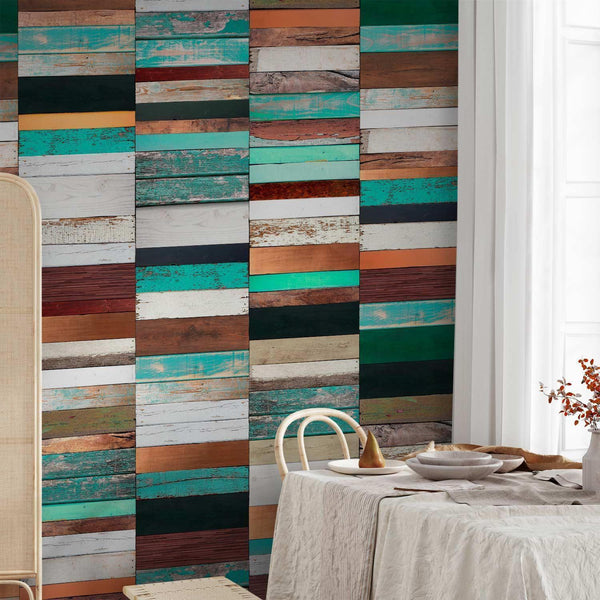 Carta da parati - Struttura di legno