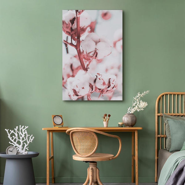 Quadro - Blooming Cotton (1 Part) Vertical