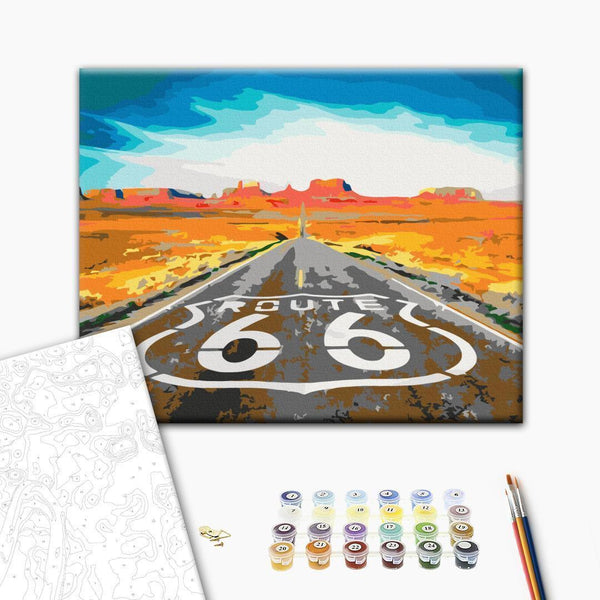 Quadro fai da te - Route 66