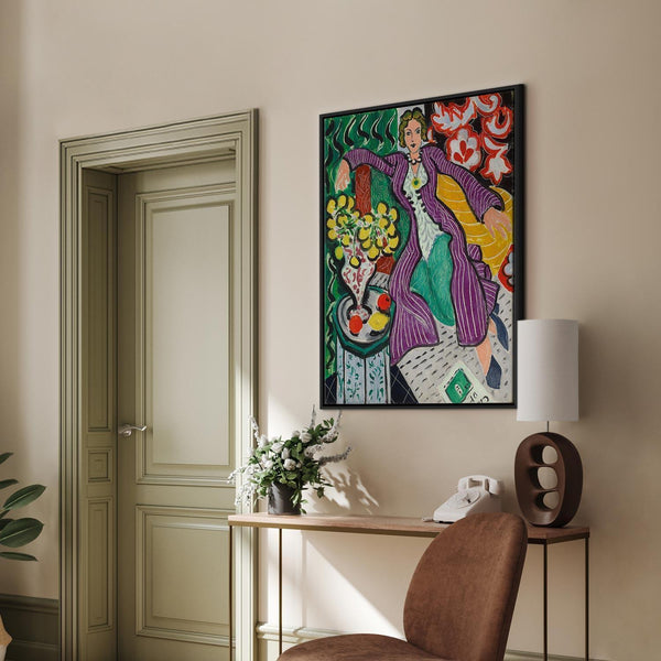 Quadro - Henri Matisse – Woman in a Purple Coat