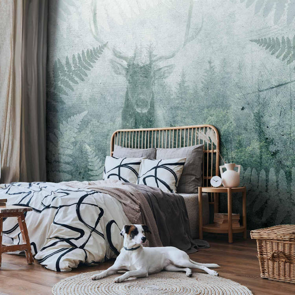 Carta da parati - Deer in Ferns - Third Variant