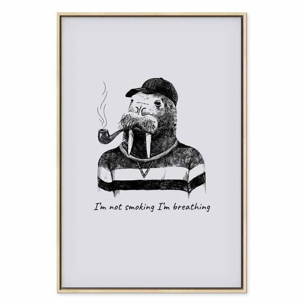 Quadro - I'm Not Smoking I'm Breathing (1 Part) Vertical