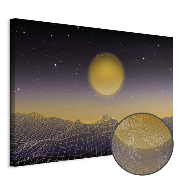 Quadro - Futuristic landscape 3 (1 Part) Wide
