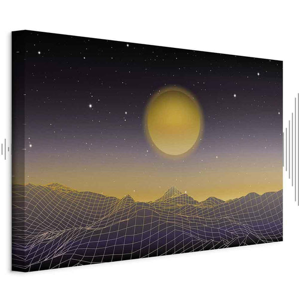 Quadro - Futuristic landscape 3 (1 Part) Wide