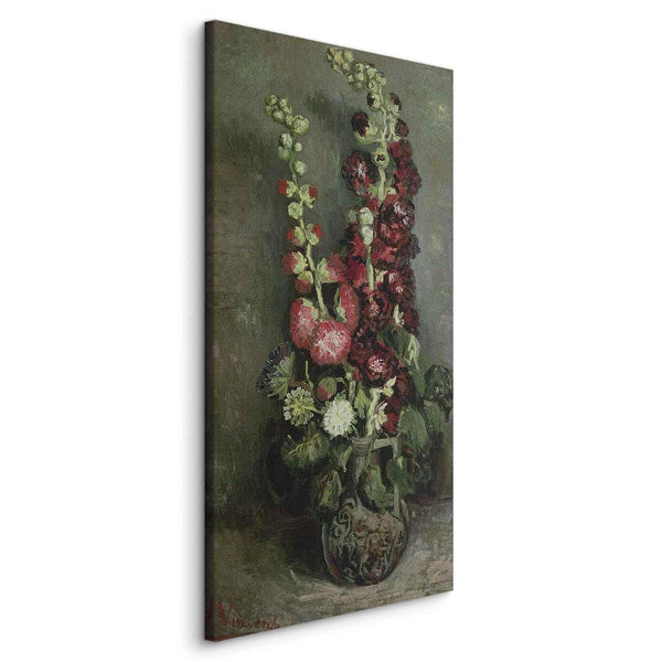 Quadro - Vincent Van Gogh – Vase of Hollyhocks