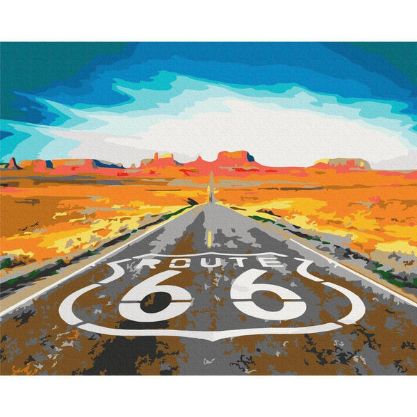 Quadro fai da te - Route 66