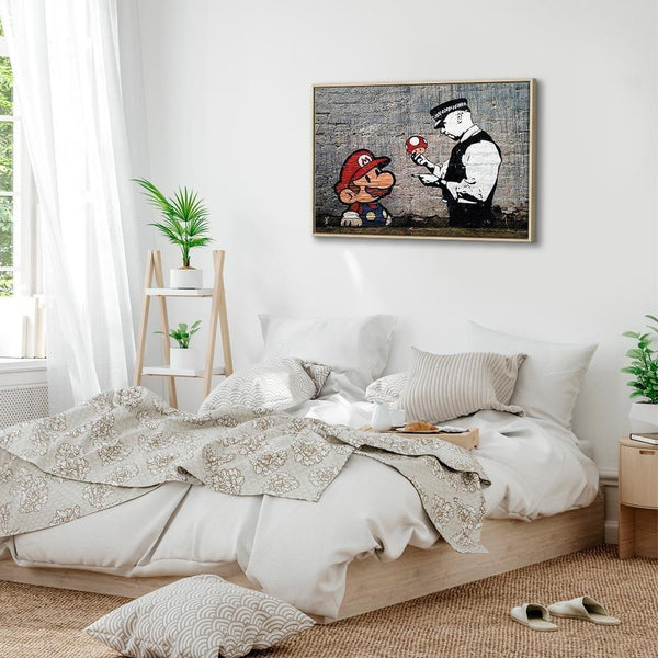 Quadro - Mario and Cop by Banksy