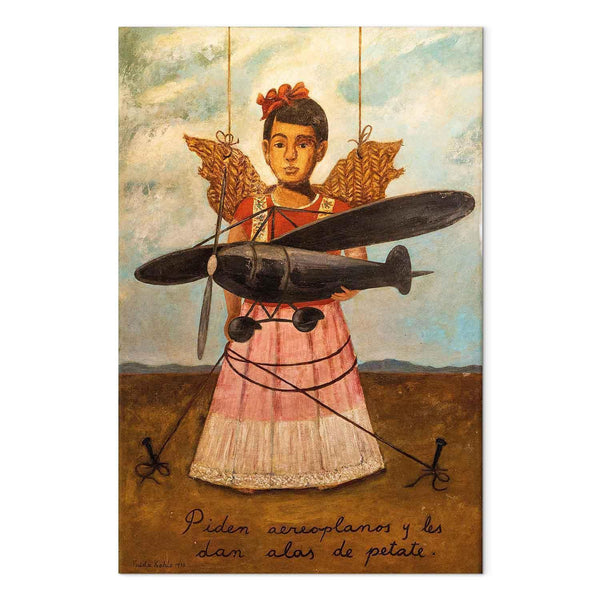 Quadro - Frida Kahlo – They Asked for Planes and Got Straw Wings
