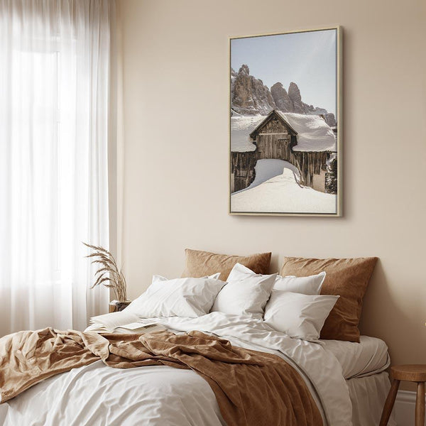 Quadro - Winter in the Dolomites (1 Part) Vertical