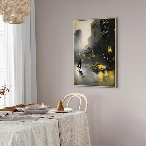 Quadro - City Glow (1 Part) Vertical