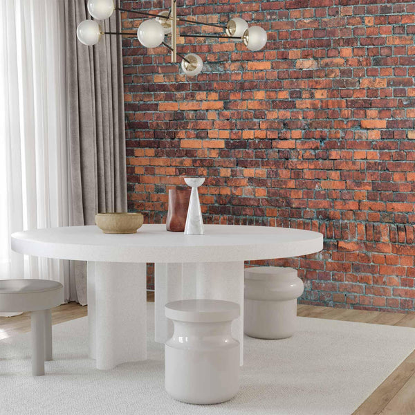 Carta da parati - Vintage Wall (Red Brick)