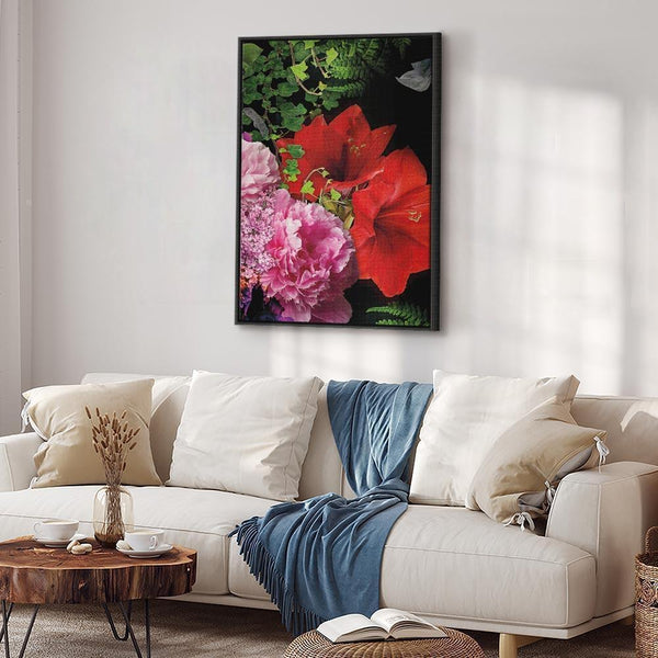 Quadro - Floral Symphony (1 Part) Vertical