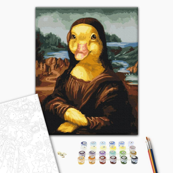 Quadro fai da te - Lisa the duck