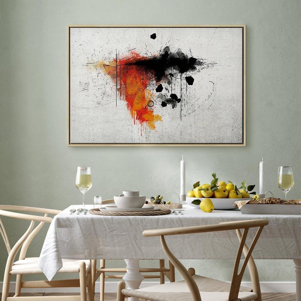 Quadro - Expression of Red (1 Part) Wide