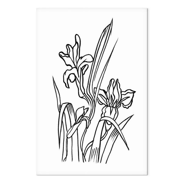 Quadro - Love Irises (1 Part) Vertical