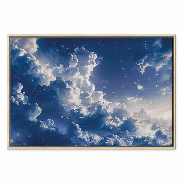 Quadro - Starry Clouds and Delicate Light Over a Corner of the Sky