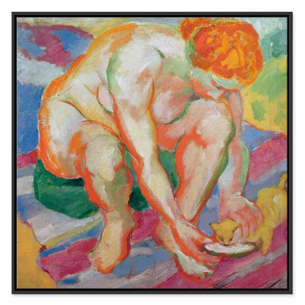 Quadro - Franz Marc – Nude with cat
