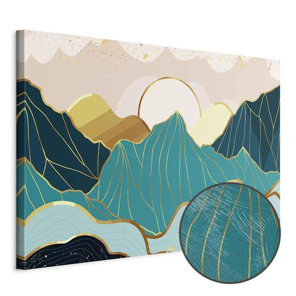 Quadro - Green Pastures (1 Part) Wide