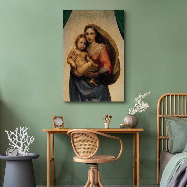 Quadro - Raphael – Sistine Madonna (fragment)