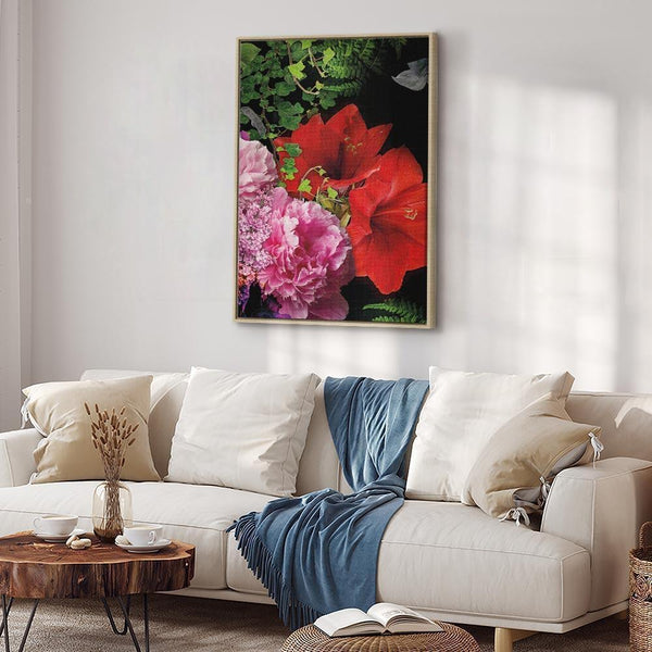 Quadro - Floral Symphony (1 Part) Vertical