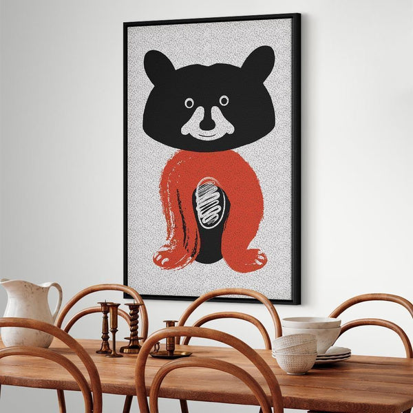 Quadro - Nice Mr Raccoon (1 Part) Vertical