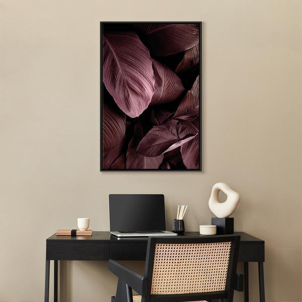 Quadro - Velvet Leaves (1 Part) Vertical