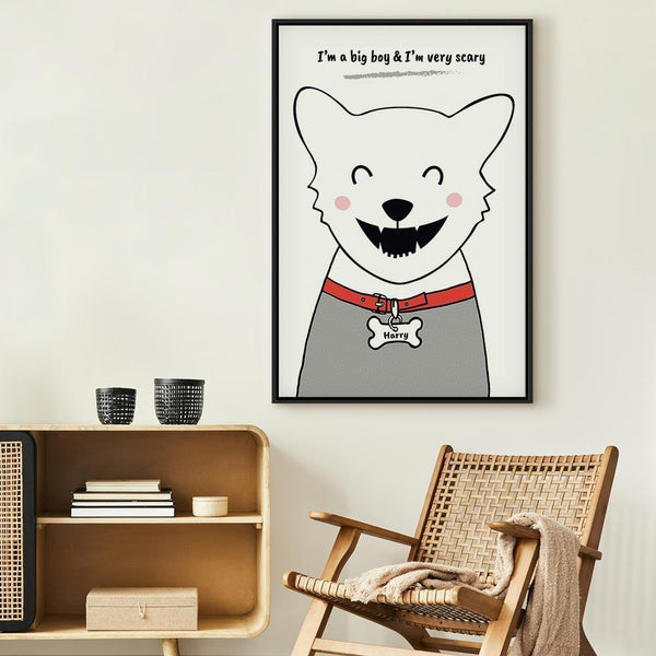 Quadro - Doggy Harry (1 Part) Vertical
