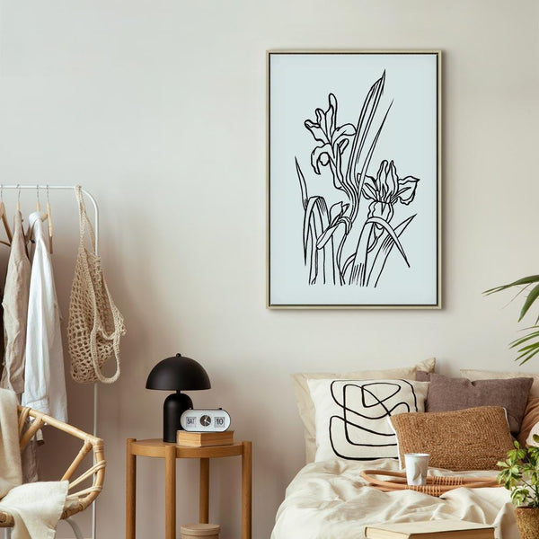 Quadro - Love Irises (1 Part) Vertical