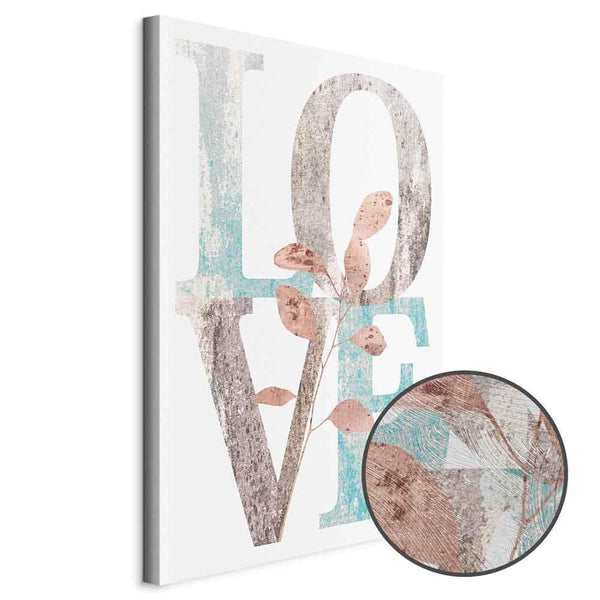 Quadro - Flourishing Letters (1 Part) Vertical