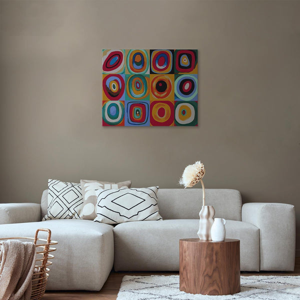 Quadro fai da te - Colourful Rings