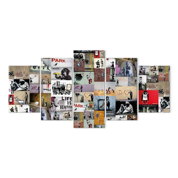 Quadro - Art of Collage: Banksy IV