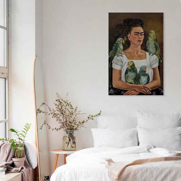 Quadro - Frida Kahlo – Me and My Parrots