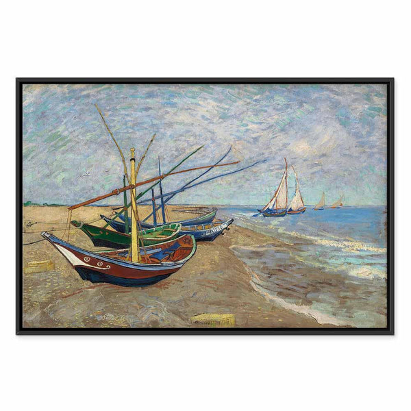 Quadro - Vincent van Gogh – Fishing Boats on the Beach