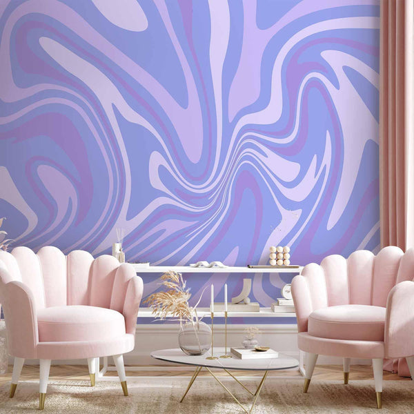 Carta da parati - Purple Composition - Abstract Background in Violet-Purple-Lavender Hues