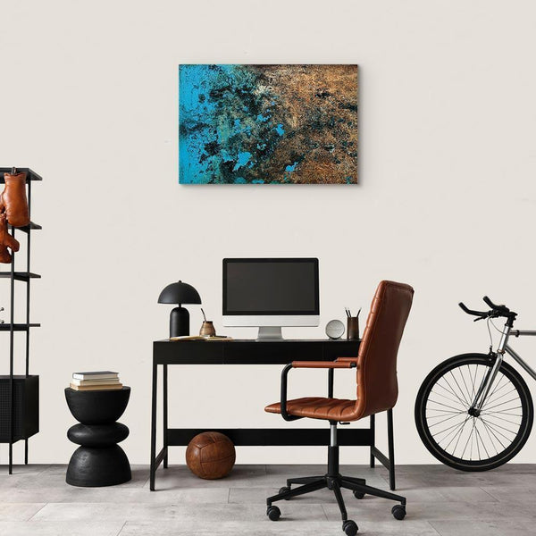 Quadro - Azure Archipelago (1 Part) Wide