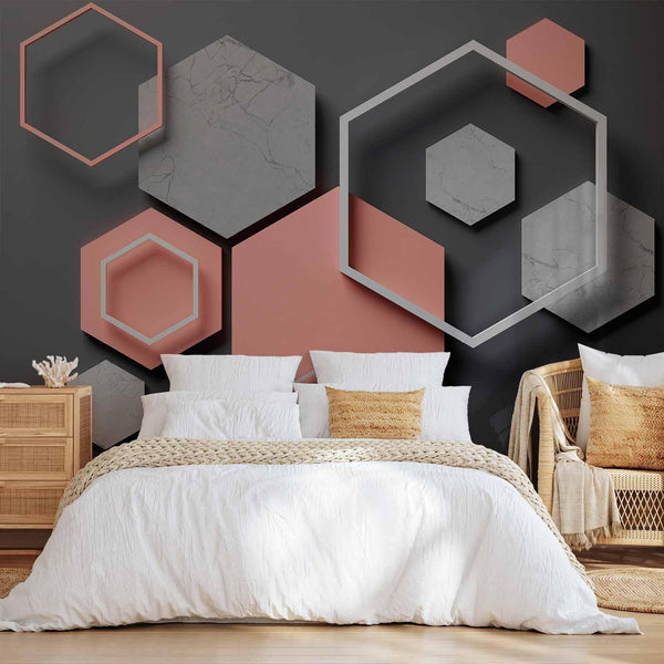 Carta da parati - Hexagon Plan