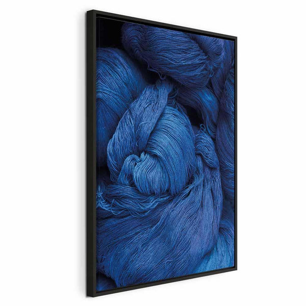 Quadro - Blue Worsted (1 Part) Vertical