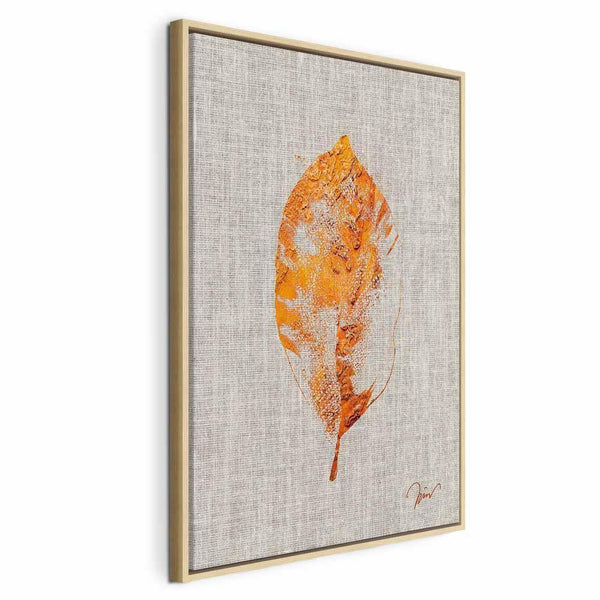 Quadro - Golden Flora (1 Part) Vertical