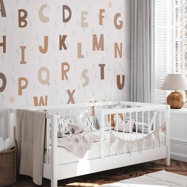 Carta da parati - Letters in Soft Colours