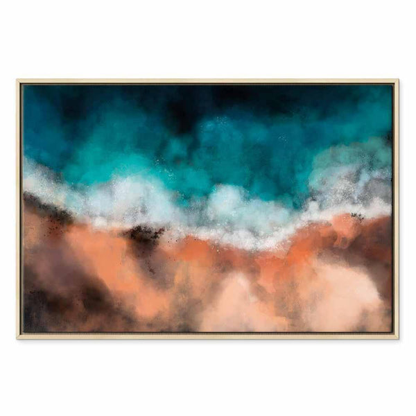 Quadro - Waves in the Sand (1 Part) Wide