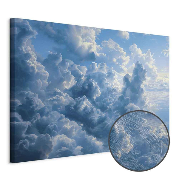 Quadro - Ocean in the Air: Waving Clouds Reflecting Morning Light