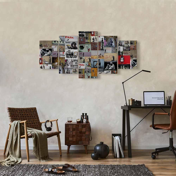 Quadro - Art of Collage: Banksy IV